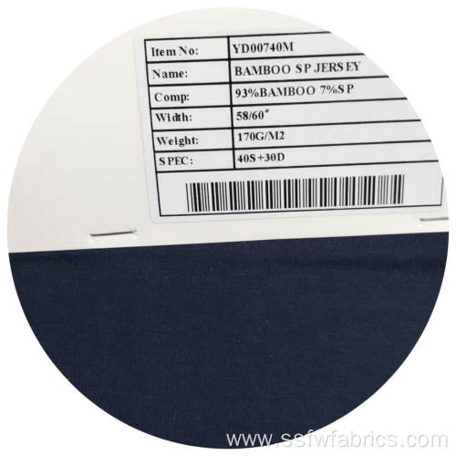 Spandex Jersey Knit Bamboo Fabric In Different Sizes